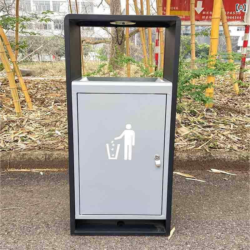 ゴミ箱 屋外用 ステンレス製 ごみ箱 大容量 業務用 亜鉛メッキ 街路 公園 分別