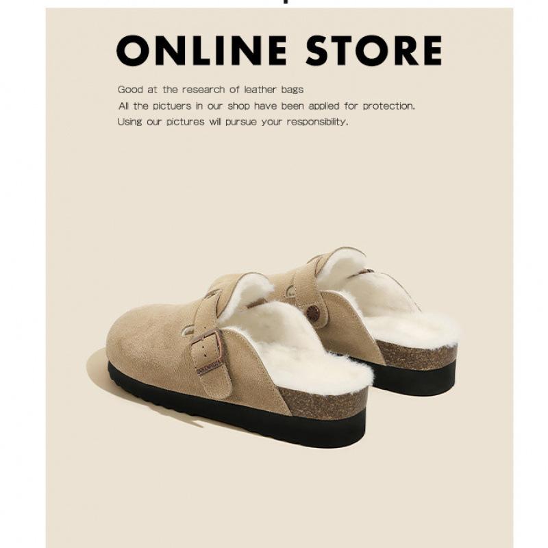 サンダル レディース 秋冬 厚底 ボア付き スリッパ ルームシューズ 暖かい 防寒 外履き 2way クロッグ ..