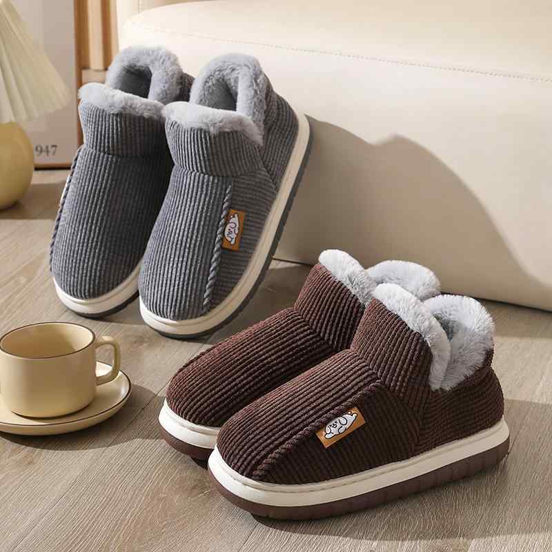 ルームシューズ カップル 厚底 あったか 滑り止め加工 保温 起毛 室内履き スリッパ 暖か 冷え対策 寒..