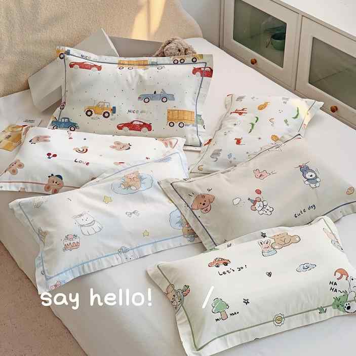 枕カバー 子供用 A类 60長絨綿 全綿 カートゥーン ベビー 枕カバー 30×50cm 35×55cm 40×60cm 48×74cm ..