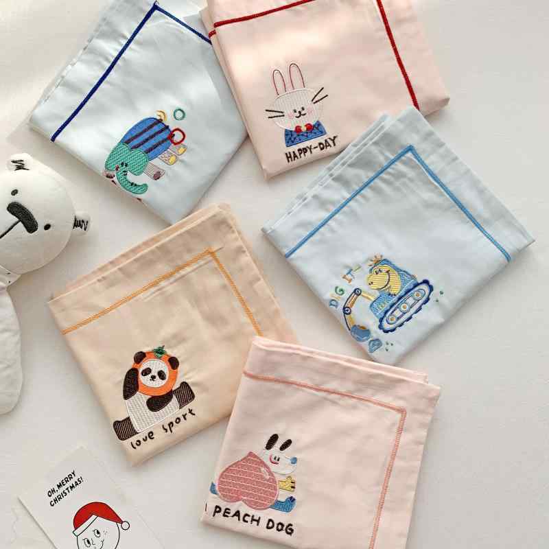 枕カバー 子供用 全綿100％ 刺繡 ピローケース 30×50cm 35×55cm 40×60cm 保温 吸湿性 かわいい カート..