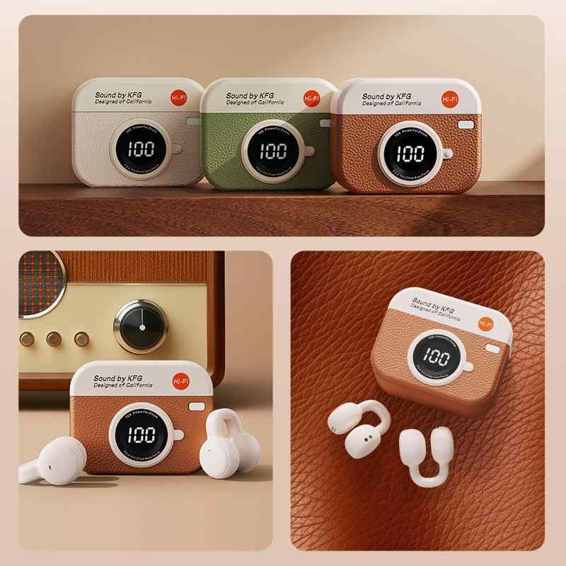 イヤホン レディース メンズ 耳クリップ式 ワイヤレス Bluetooth 5.4 防水 超長持ち バッテリー 8時間以上 連続再生 通話 快適 装着 降噪 騒...