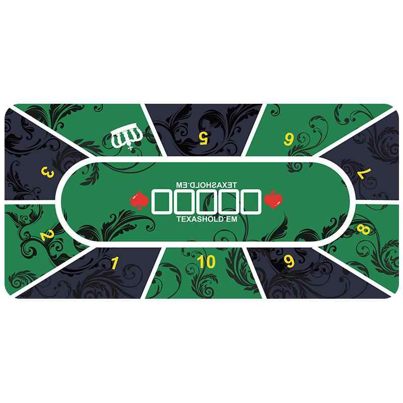 ゲーム プレイマット デスクマット ポーカー 麻雀 卓上 カードゲーム ゴム製 滑り止め 大判