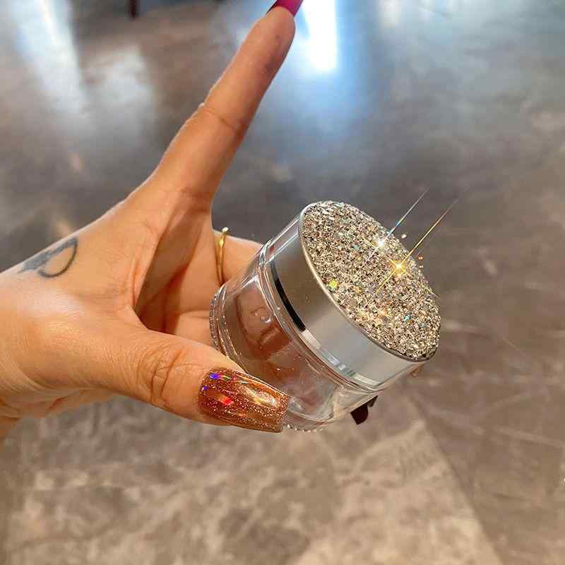 クリームケース 詰め替え容器 ガラス製 30ml 50ml ラインストーン付き 高級感 乳液 美容液 化粧品 容器..