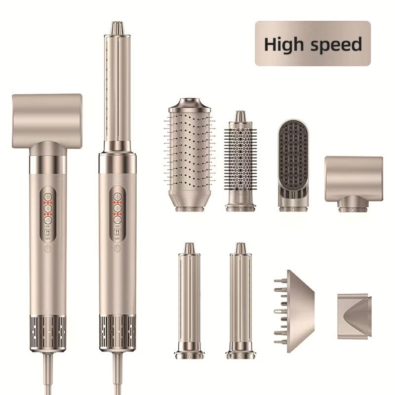 ドライヤー レディース ヘアドライヤー カール ストレート 両用 8in1 マイナスイオン 大風量 低騒音 旅..