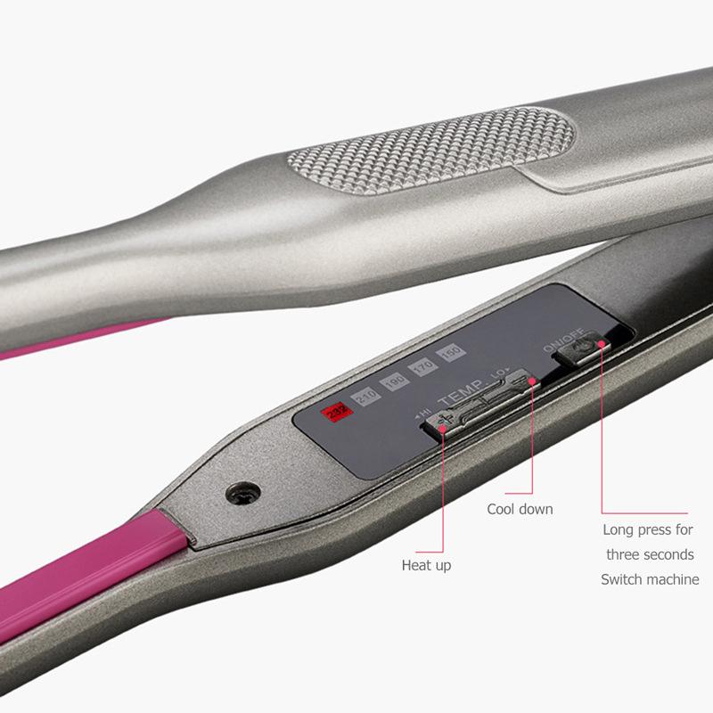 ヘアアイロン メンズ 男性用 ヒゲスタイリング ストレートアイロン カールアイロン 2way 電気石セラミ..