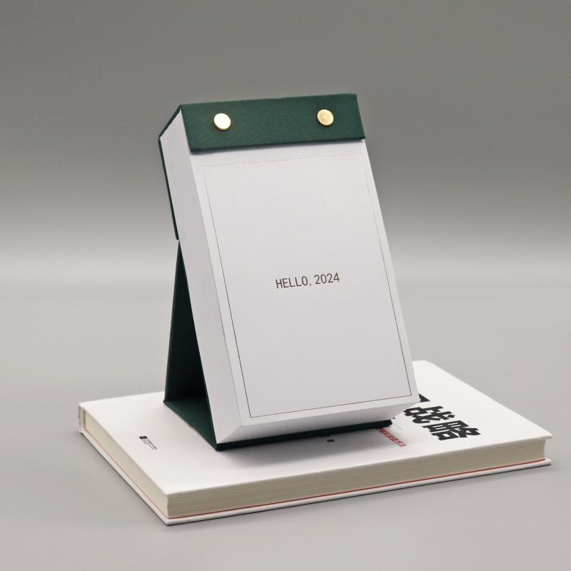 カレンダー 卓上 日めくり 布紋 記録 オフィス デスク シンプル モダン