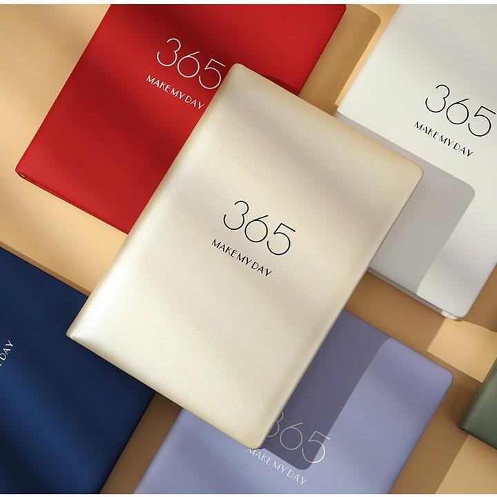 手帳 A5サイズ ノート 超厚型 高級感 ギフトボックス付き シンプル 業務 学生 スケジュール帳 深海ブルー 青苔グリーン シャンパンゴールド ベリーレッド ...