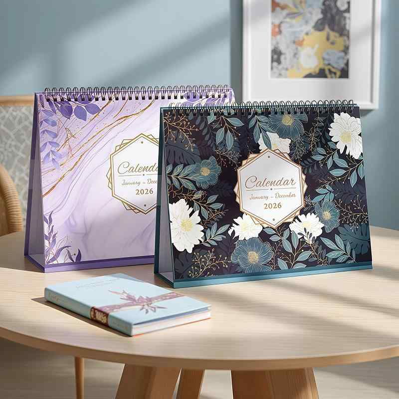 カレンダー 卓上 2026年 備忘録 オフィス用品 事務用品