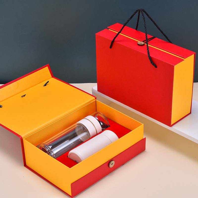 水筒 茶こし付き 316ステンレス鋼 保温 ビジネスギフト セット 白色 黒色 金色 ガラス製 おしゃれ 持ち..