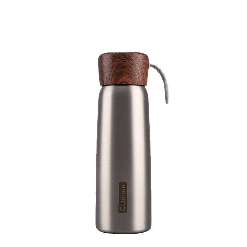 保温水筒 レディース メンズ 大容量 304ステンレス鋼 携帯用 魔法瓶 真空断熱 木目調 ふた付き コーヒー お茶 オフィス 学校 アウトドア