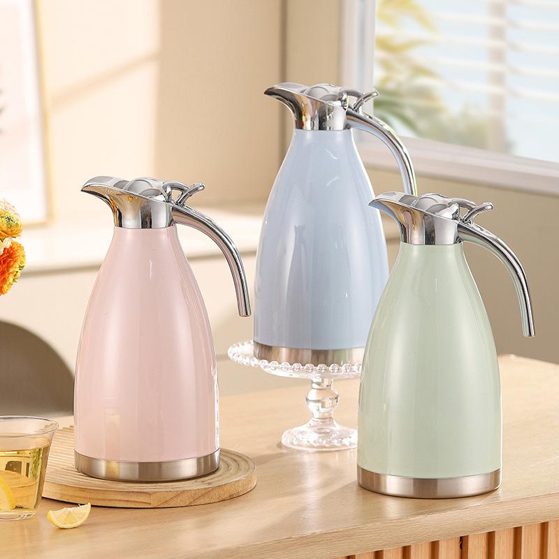 水筒 レディース メンズ 1.0L 1.5L 2.0L 保温ポット ステンレス 魔法瓶 コーヒーポット ティーポット ..