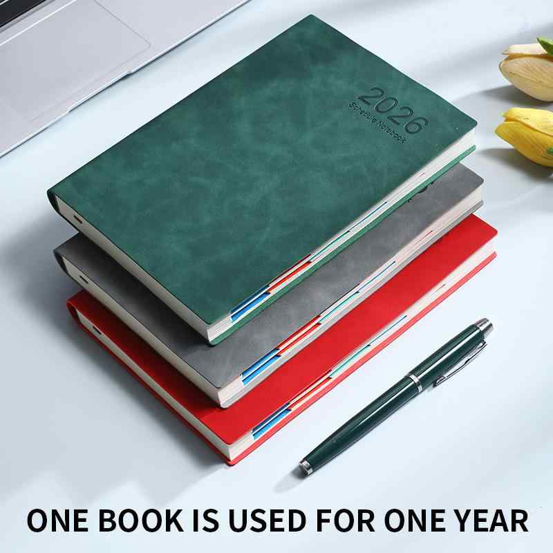 ノート レディース メンズ スケジュール帳 カレンダー 日付入り 高見え ダイアリー ビジネス 計画帳 仕..