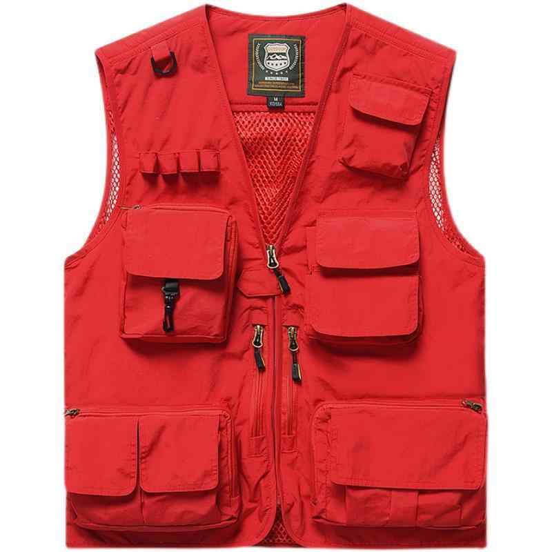 ベスト レディース 多ポケット 作業着 ワークウェア アウトドア 釣り カメラマン ミリタリー 登山 キャ..