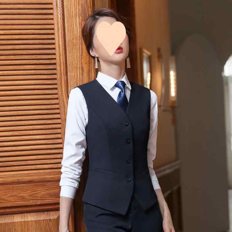 ベスト レディース 面接 仕事着 通勤 オフィススタイル フォーマル 大きいサイズ 伸縮性 ポリエステル ..