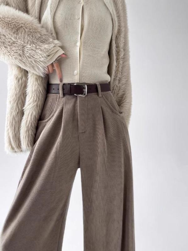 パンツ レディース 秋冬 ワイドパンツ ストレートパンツ ズボン 高見え 美脚 あったか 裏起毛 ゆったり..