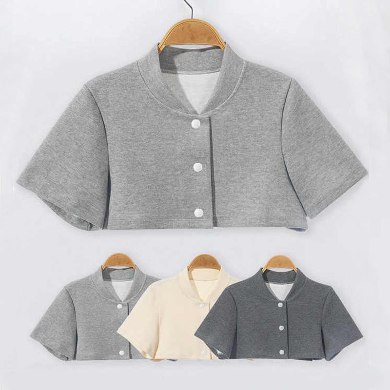 肩当て 男性用 女性用 産後 高齢者 保温 防寒 快適 睡眠 就寝用 綿 深灰色 浅灰色 ベージュ M L XL