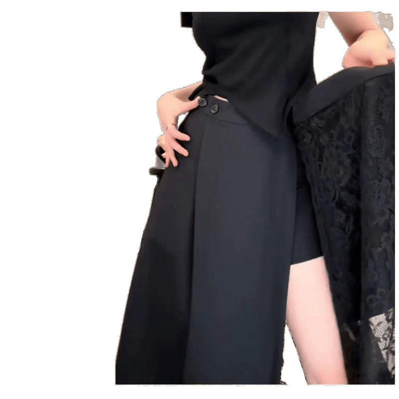 ワンピース レディース チュール 切り替え Aライン ミディ丈 ブラック ポリエステル エレガント 通勤