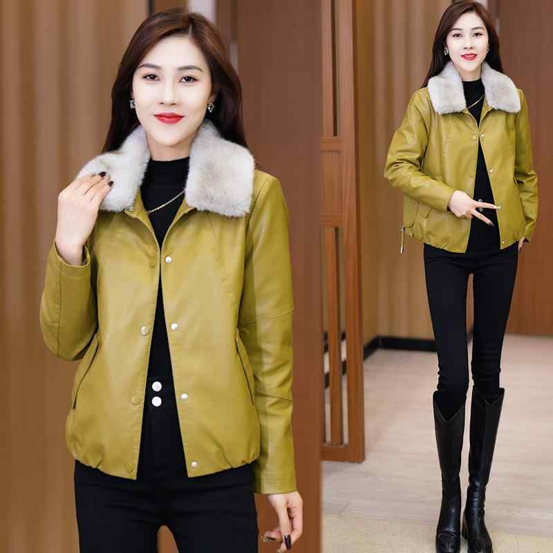 ジャケット レディース 秋冬 裏起毛 PUレザー ゆったり 大きめ 暖かい 防寒 長袖 アウター ブルゾン ジ..