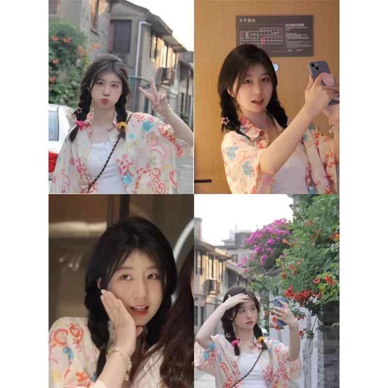 シャツ レディース 半袖 復古 プリント デザイン ゆったり トップス ブラウス 通勤 オフィス