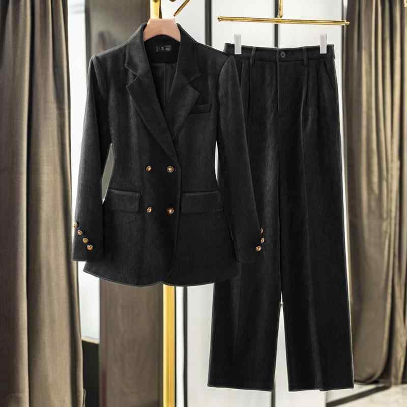 ジャケット レディース パンツ セットアップ オフィス フォーマル 春夏 テーラード コーヒーカラー ブ..