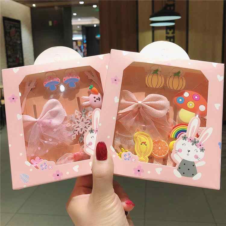 ヘアアクセサリー 子供用 ヘアクリップセット かわいい ヘアピン カチューシャ プリンセス カートゥー..