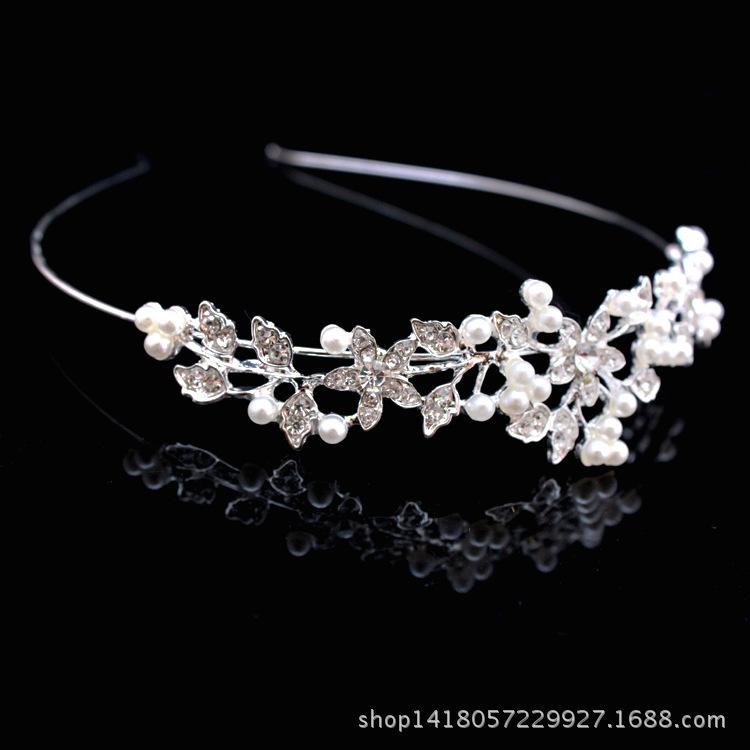 ヘアバンド レディース ティアラ クラウン ジルコニア パール 合金 ヘッドドレス ヘアアクセサリー プリンセス キッズ 子供 エレガント ウェディング ブライダル パーティー イベント