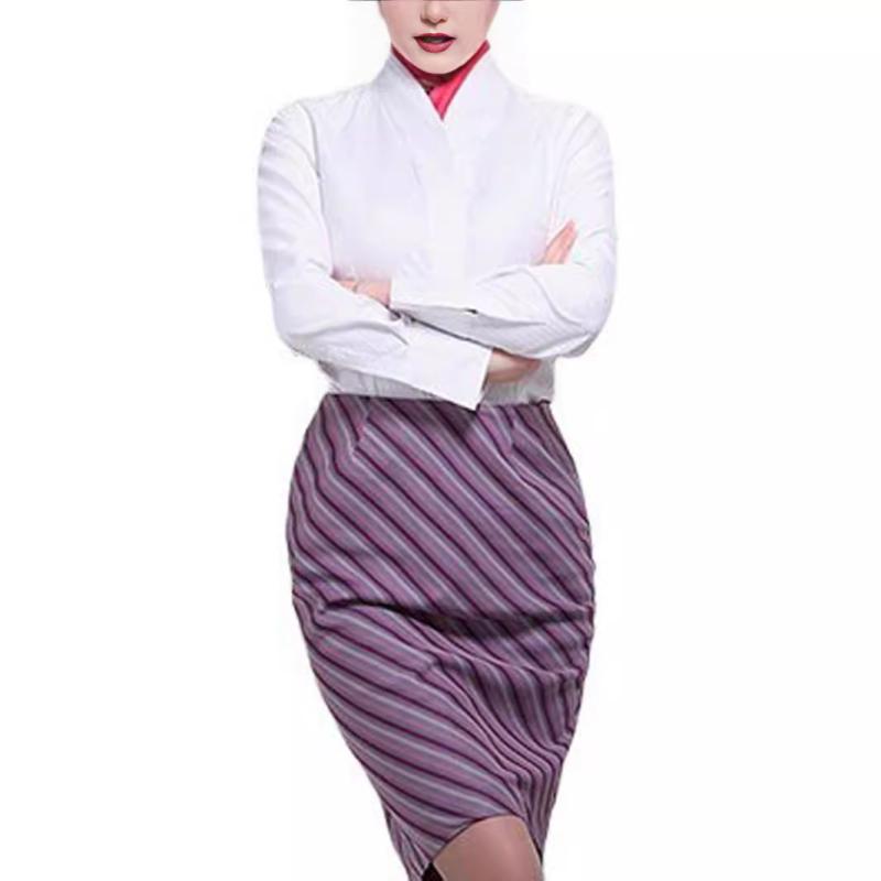 シャツ レディース 白シャツ 長袖 半袖 Vネック ブラウス オフィス 就活 面接 制服 有機綿 ポリエステ..