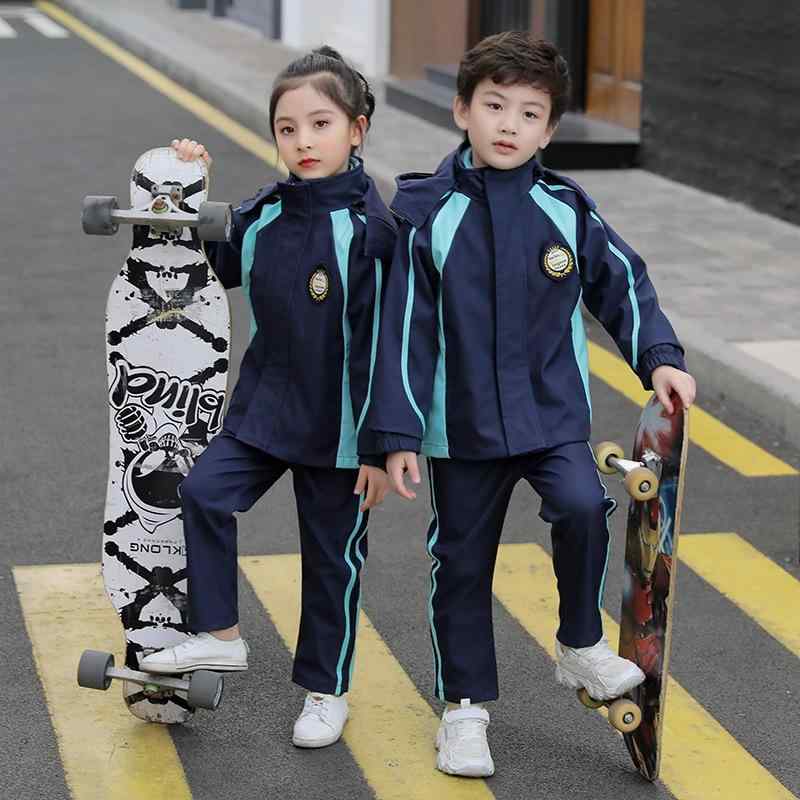 子供用セットアップ スキーウェア ウィンドブレーカー 上下セット 3点セット 防水 防風 ジャケット パ..