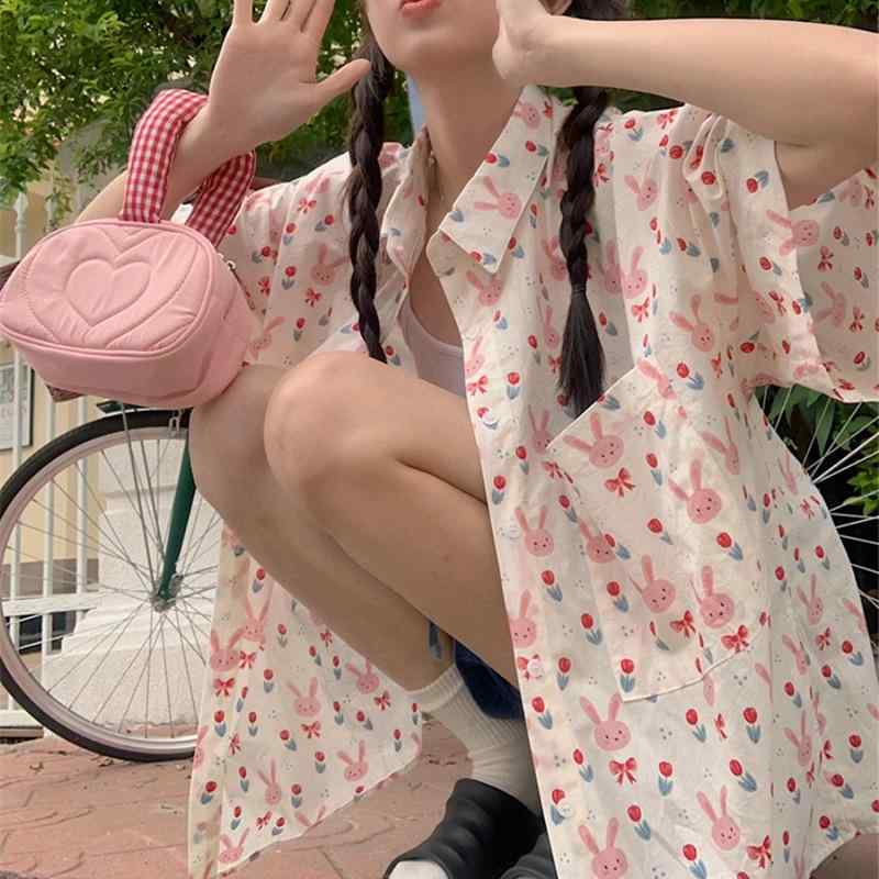 シャツ レディース 日韓風 かわいい 半袖 コットン ポリエステル 切り替え 配色 襟付き ブラウス カー..