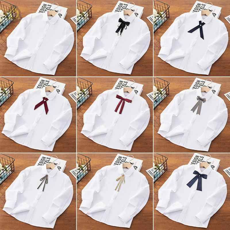 シャツ 子供 女の子 長袖 丸襟 ブラウス パンツ 上下セット 小学生 幼稚園 制服 フォーマル 発表会 演..