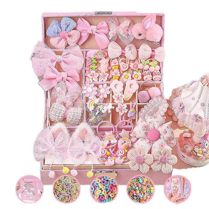 ヘアアクセサリー 子供 女の子 誕生日 ギフト ヘアゴム ヘアピン カチューシャ かわいい プリンセス風 ..