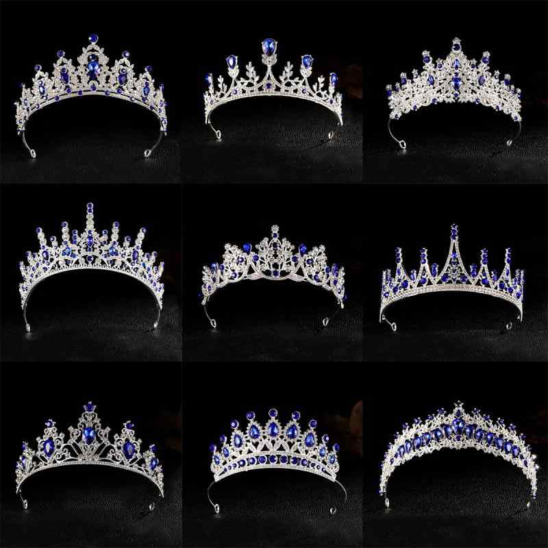 ヘアアクセサリー 子供用 ヘッドドレス クリスタル ティアラ クラウン 結婚式 パーティー 誕生日 プリ..