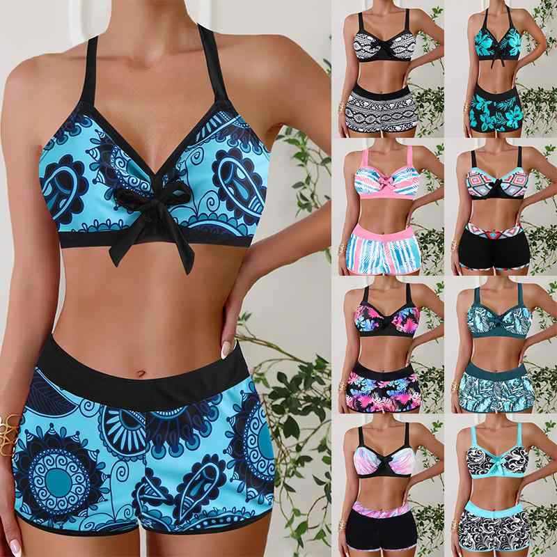 水着 レディース 大きいサイズ 体型カバー セパレート ビキニ 女性用 スイムウェア 競泳用 練習用 タン..