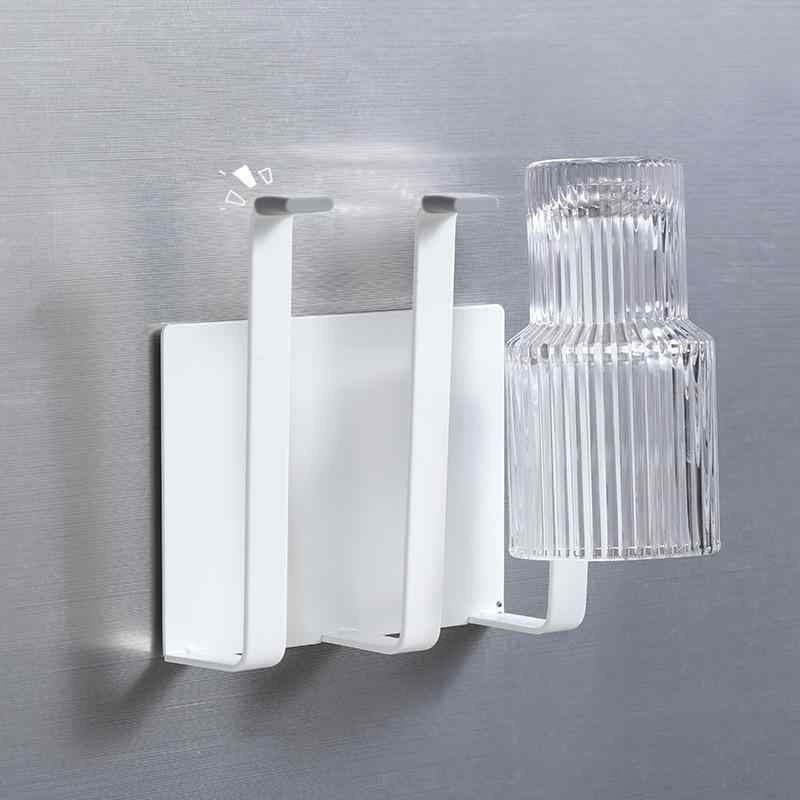 キッチン収納ラック マグネット式 多機能 壁掛け コーナーラック 水切りラック シンク 窓際 鍋蓋 まな..