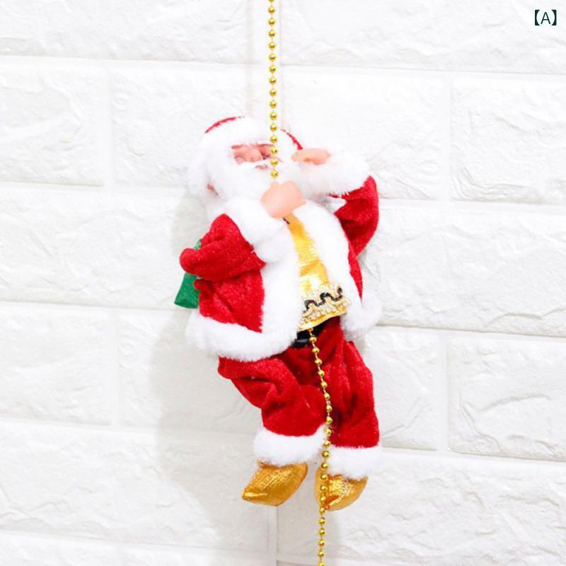 其它 - クリスマス おもちゃ サンタクロース 人形 はしご 煙突 飾り 贈り物