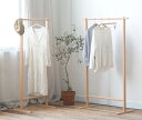 ハンガーラック 木製 衣類ラック 洋服ラック 洋服掛け はんがーラック 幅75/95/120×奥行45×高さ153cm多機能収納 組立簡単 耐久 頑丈 大容量 寝室 玄関 家庭用 おしゃれ (原色 幅75-95-120cm)(3)