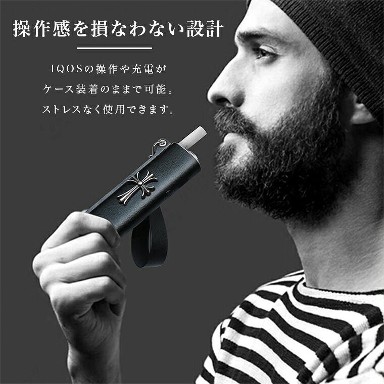 タピパンダ生活館のアイコス iqos イルマ ワン iqos イルマiワン iqosイルマワン iqos イルマワン ケース iqos イルマ ワン カバー IQOS イルマ i ワン iqos イルマ ケース iqos iluma i one アイコスイルマワン ケース ポーチ レザー おしゃれ メンズ 女性 ストラップ 落下防止 プレゼント｜アングル3