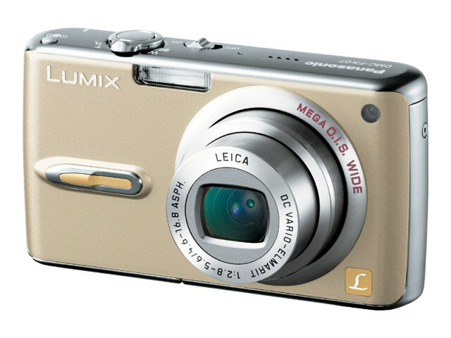 【送料無料】【代引き料無料】Panasonic　DMC-FX07-N（グロスゴールド）