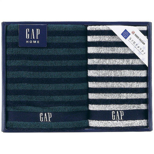 【送料無料・包装無料・のし無料】タオル美術館 GAP HOME フェイス・ウォッシュタオルセット 54-3049200(A4)