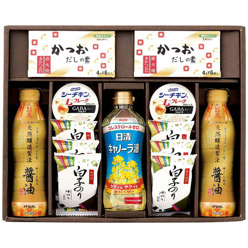 【ギフト包装・のし紙無料】花霞 調味料詰合せ CR-EN(A3)