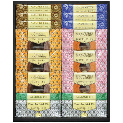 【ギフト包装・のし紙無料】Senjudo ゴーフレット・焼ドーナツ スイーツセレクト GFD-30(B4)