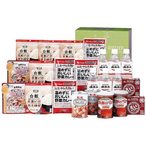 【送料無料・包装無料・のし無料】丸康 もらって安心長期保存食セット THA-100(B4)