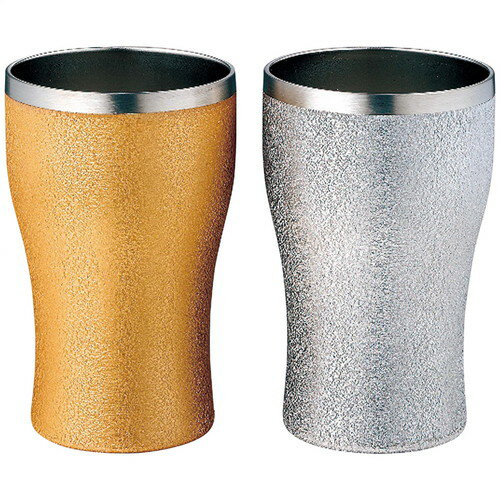 【送料無料・包装無料・のし無料】ルミナス 真空二層タンブラーペア390ml LMS-5005A(A5)