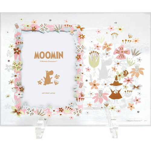 【ギフト包装・のし紙無料】ムーミン グラスフレーム フラワー(B5)