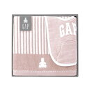 【ギフト包装・のし紙無料】ベビーGAP ストライプベア ピンク 54-5019250(A4)