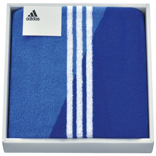 【ギフト包装・のし紙無料】アディダス コレクト フェイスタオル ブルー AD-1590(A5)
