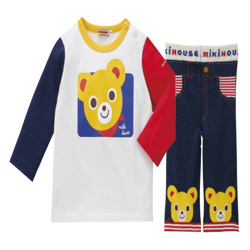 【送料無料・包装無料・のし無料】ミキハウス Tシャツセット 黄 14-1122-689(A3)