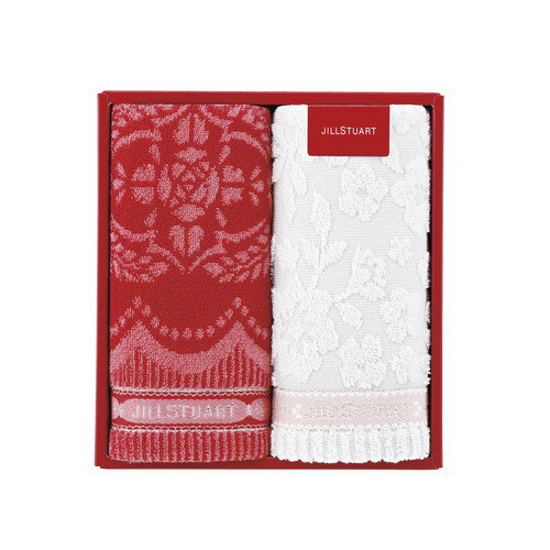 【送料無料・包装無料・のし無料】ジルスチュアート ボヌールフェイスタオル2P 58-3249200(A4)