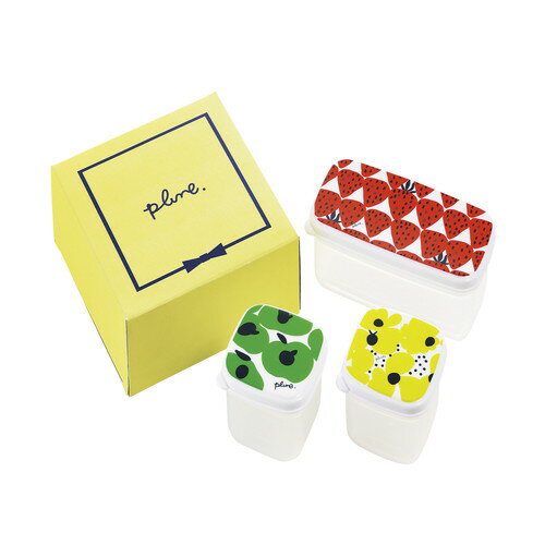 【送料無料・包装無料・のし無料】プルーン シール容器3P PL-111(A5)